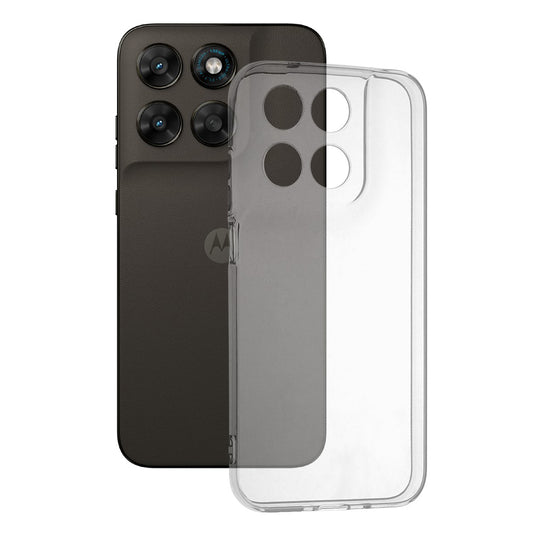 Skyddsfodral för Motorola Moto G77 / G67, Techsuit, Klar, Transparent