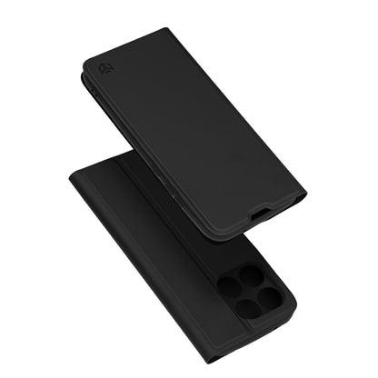 Fodral för Motorola Moto G77 / G67, Techsuit, Magskin Book, Svart