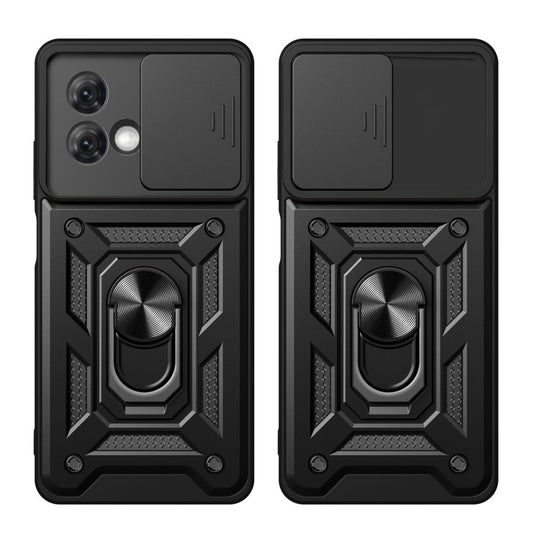 Fodral för Motorola Moto G84, Techsuit, CamShield, Svart