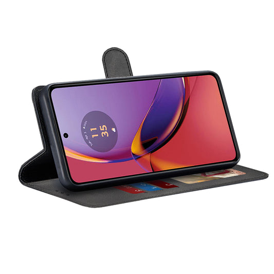 Fodral för Motorola Moto G84, Techsuit, Diary Book, Svart