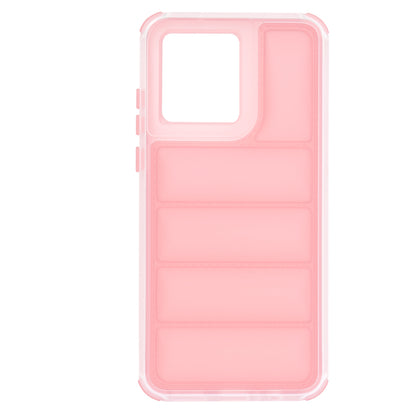 Fodral för Motorola Moto G84, Techsuit, Wave Shield, Rosa