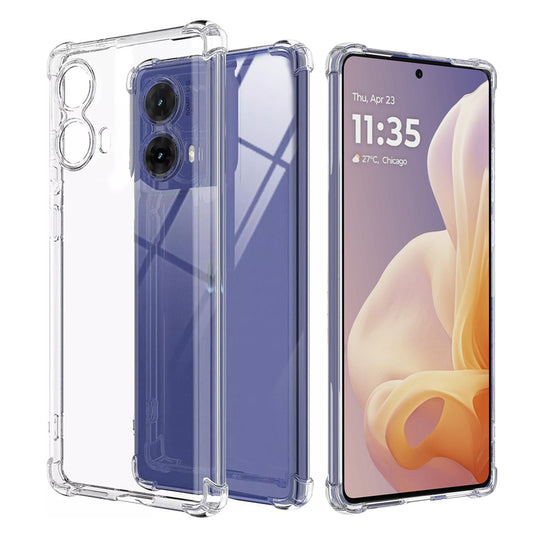 Case for Motorola Moto G85, Techsuit, Shockproof Clear, Transparent