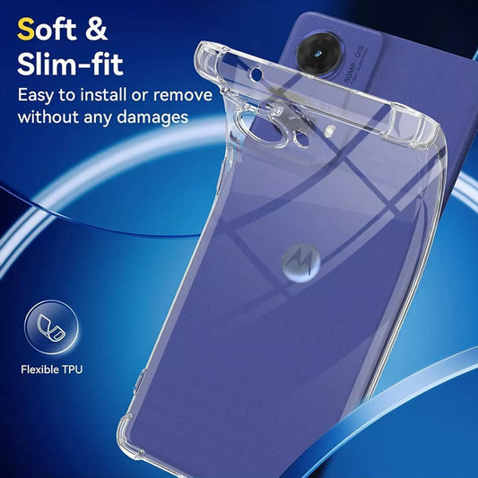 Mobilskal för Motorola Moto G85, Techsuit, Stötsäker Klar, Transparent