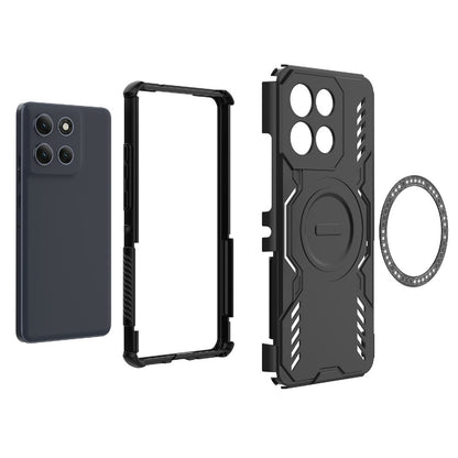 MagSafe-fodral för Motorola Moto G86 Power, Techsuit, ArmorMag, Blå