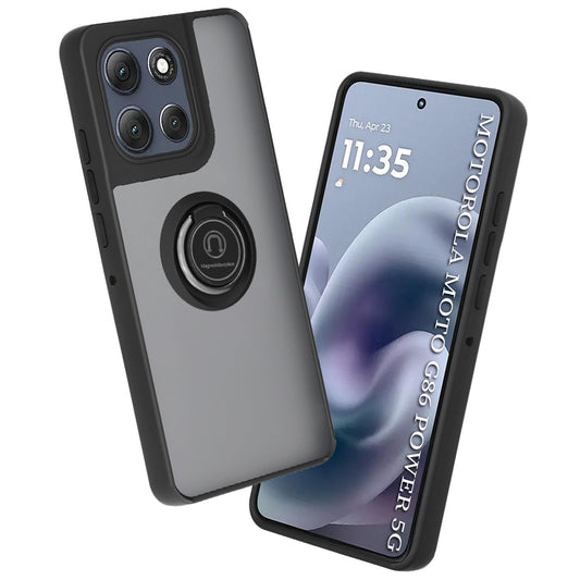 Fodral för Motorola Moto G86 Power, Techsuit, Glinth, Svart