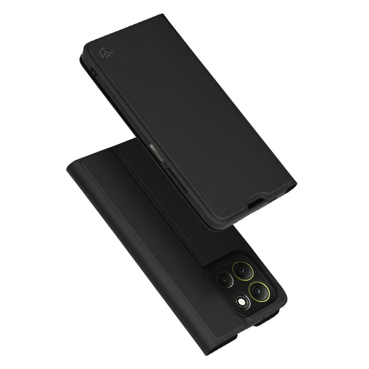 Fodral för Motorola Moto G86, Techsuit, Magskin Book, Svart