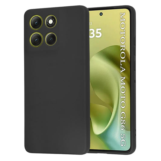 Fodral för Motorola Moto G86, Techsuit, SoftFlex, Svart
