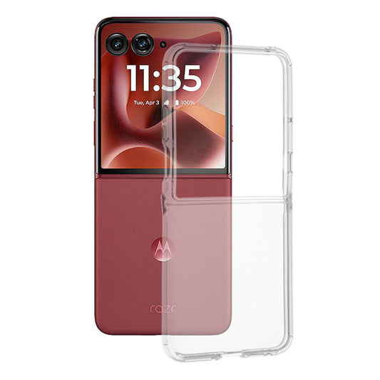 Fodral för Motorola Razr 60 Ultra, Techsuit, Klar, Transparent