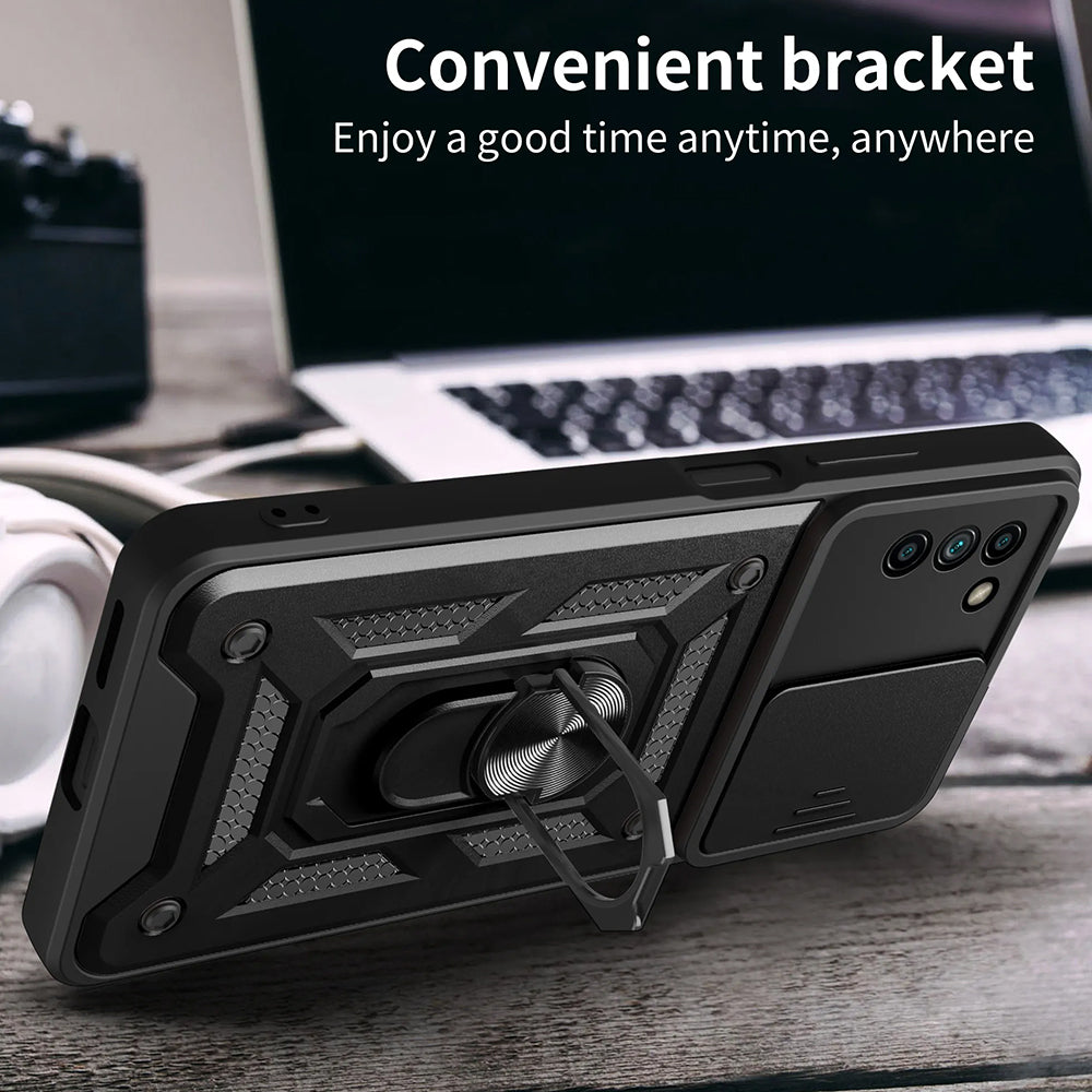 Fodral för Nokia G21 / G11, Techsuit, CamShield, Svart