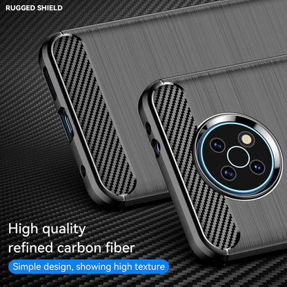 Fodral för Nokia G50, Techsuit, Kolfiber, Svart