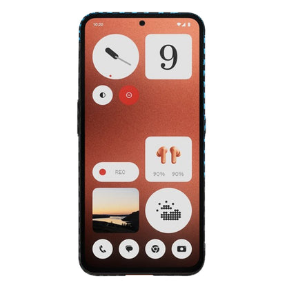 Fodral för Nothing CMF Phone 1, Techsuit, Carbonite FiberShell, Svart Bleu