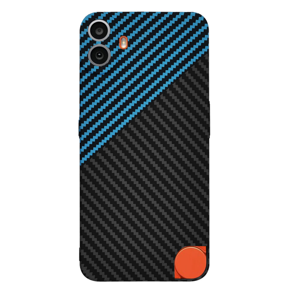 Fodral för Nothing CMF Phone 1, Techsuit, Carbonite FiberShell, Svart Bleu