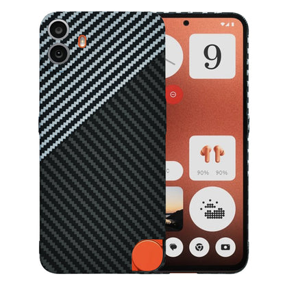 Fodral för Nothing CMF Phone 1, Techsuit, Carbonite FiberShell, Svart Grå
