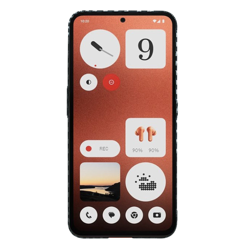 Fodral för Nothing CMF Phone 1, Techsuit, Carbonite FiberShell, Svart Grå