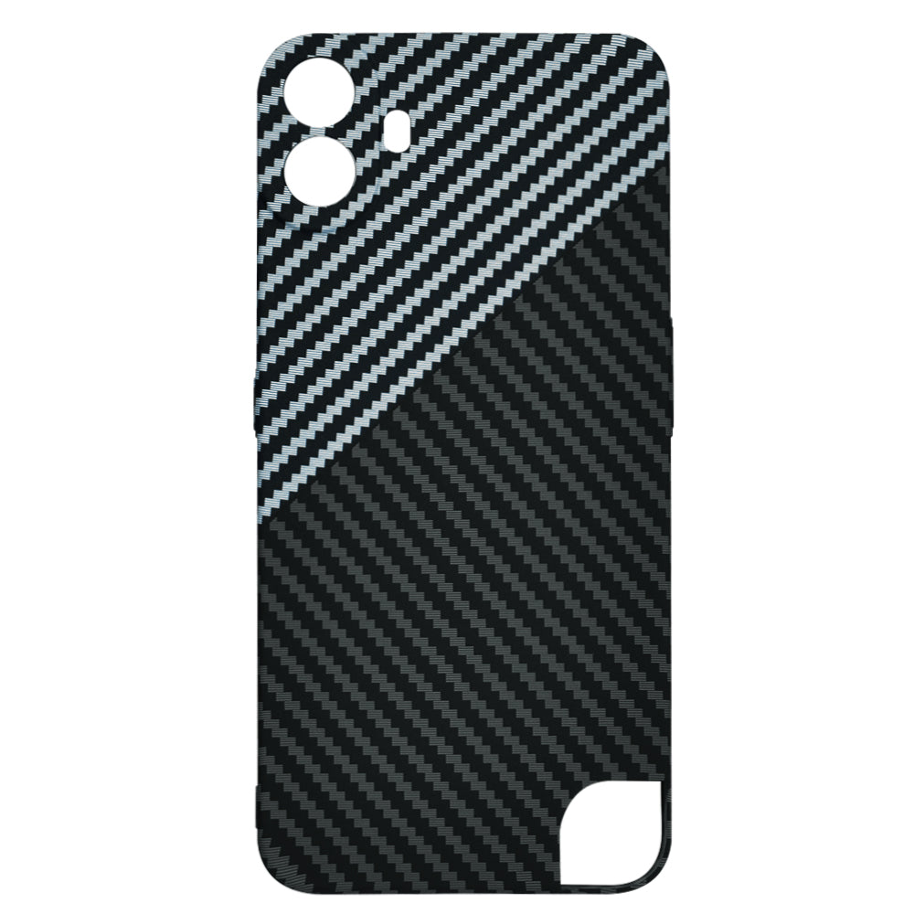 Fodral för Nothing CMF Phone 1, Techsuit, Carbonite FiberShell, Svart Grå