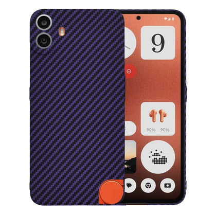 Fodral för Nothing CMF Phone 1, Techsuit, Carbonite FiberShell, Lila