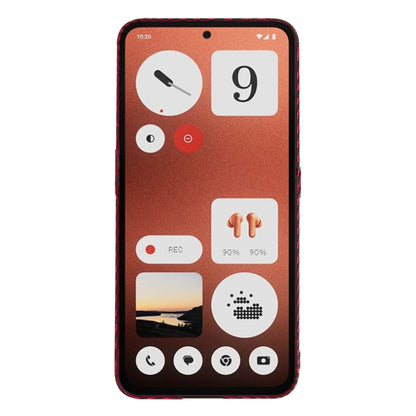 Fodral för Nothing CMF Phone 1, Techsuit, Carbonite FiberShell, Röd