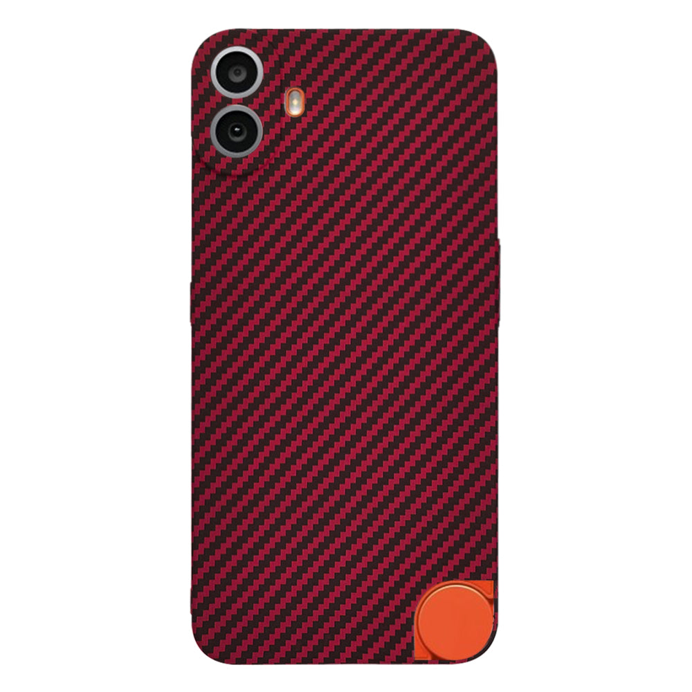 Fodral för Nothing CMF Phone 1, Techsuit, Carbonite FiberShell, Röd