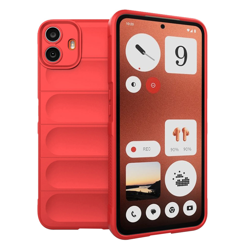 Fodral för Nothing CMF Phone 1, Techsuit, Magic Shield, Röd