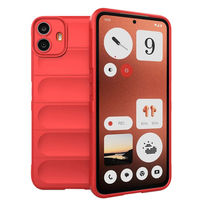 Fodral för Nothing CMF Phone 1, Techsuit, Magic Shield, Röd