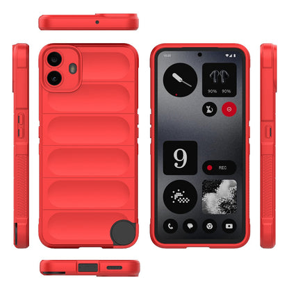 Fodral för Nothing CMF Phone 1, Techsuit, Magic Shield, Röd