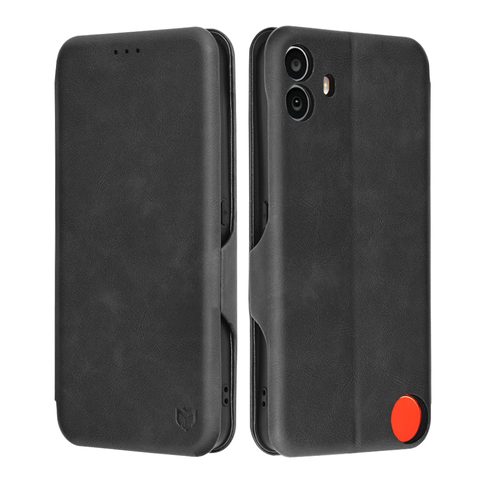 Fodral för Nothing CMF Phone 1, Techsuit, Safe Wallet Plus, Svart
