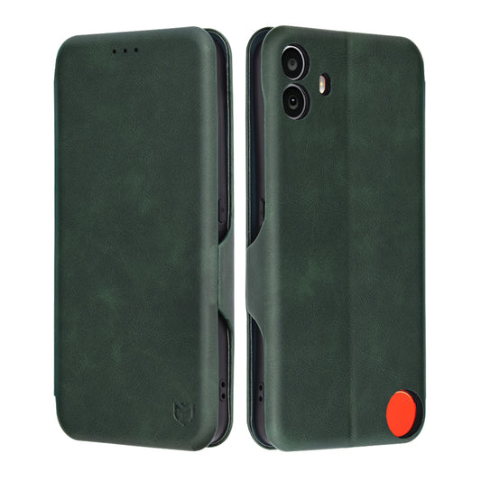 Fodral för Nothing CMF Phone 1, Techsuit, Safe Wallet Plus, Grön