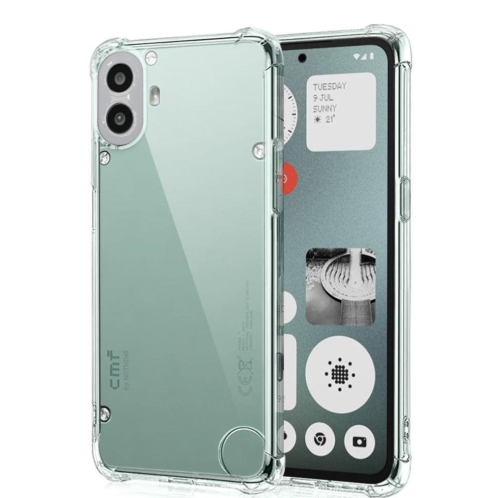 Fodral för Nothing CMF Phone 1, Techsuit, Stötsäker Klar, Transparent