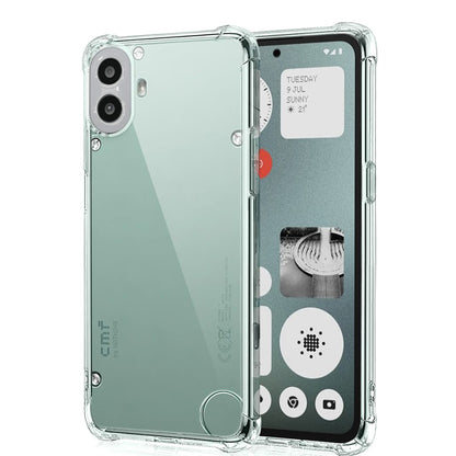 Fodral för Nothing CMF Phone 1, Techsuit, Stötsäker Klar, Transparent