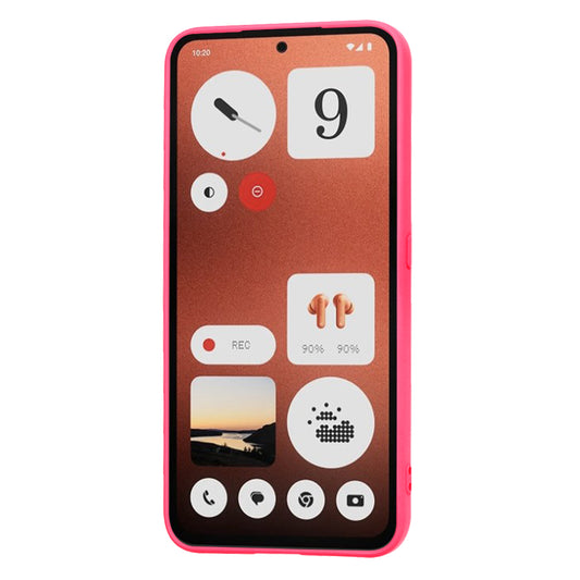 Fodral för Nothing CMF Phone 1, Techsuit, SoftFlex, Mörkrosa