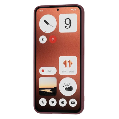 Fodral för Nothing CMF Phone 1, Techsuit, SoftFlex, Vinröd