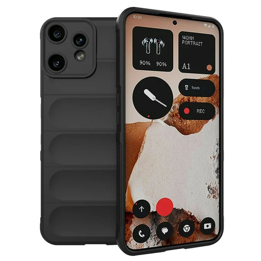 Fodral för Nothing CMF Phone 2 Pro, Techsuit, Magic Shield, Svart