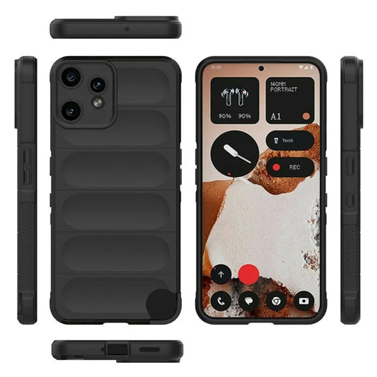 Fodral för Nothing CMF Phone 2 Pro, Techsuit, Magic Shield, Svart