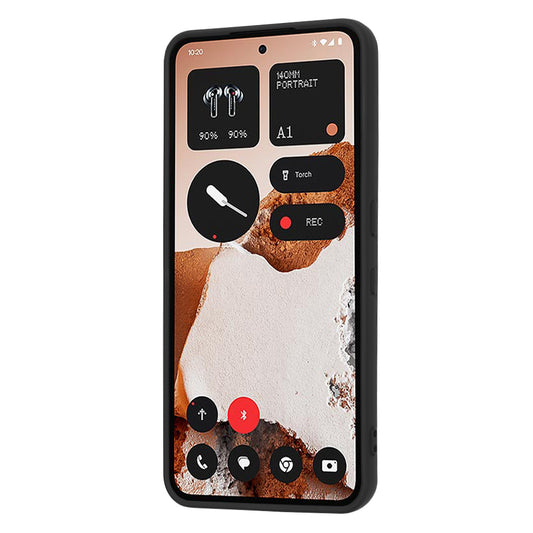 Fodral för Nothing CMF Phone 2 Pro, Techsuit, SoftFlex, Svart
