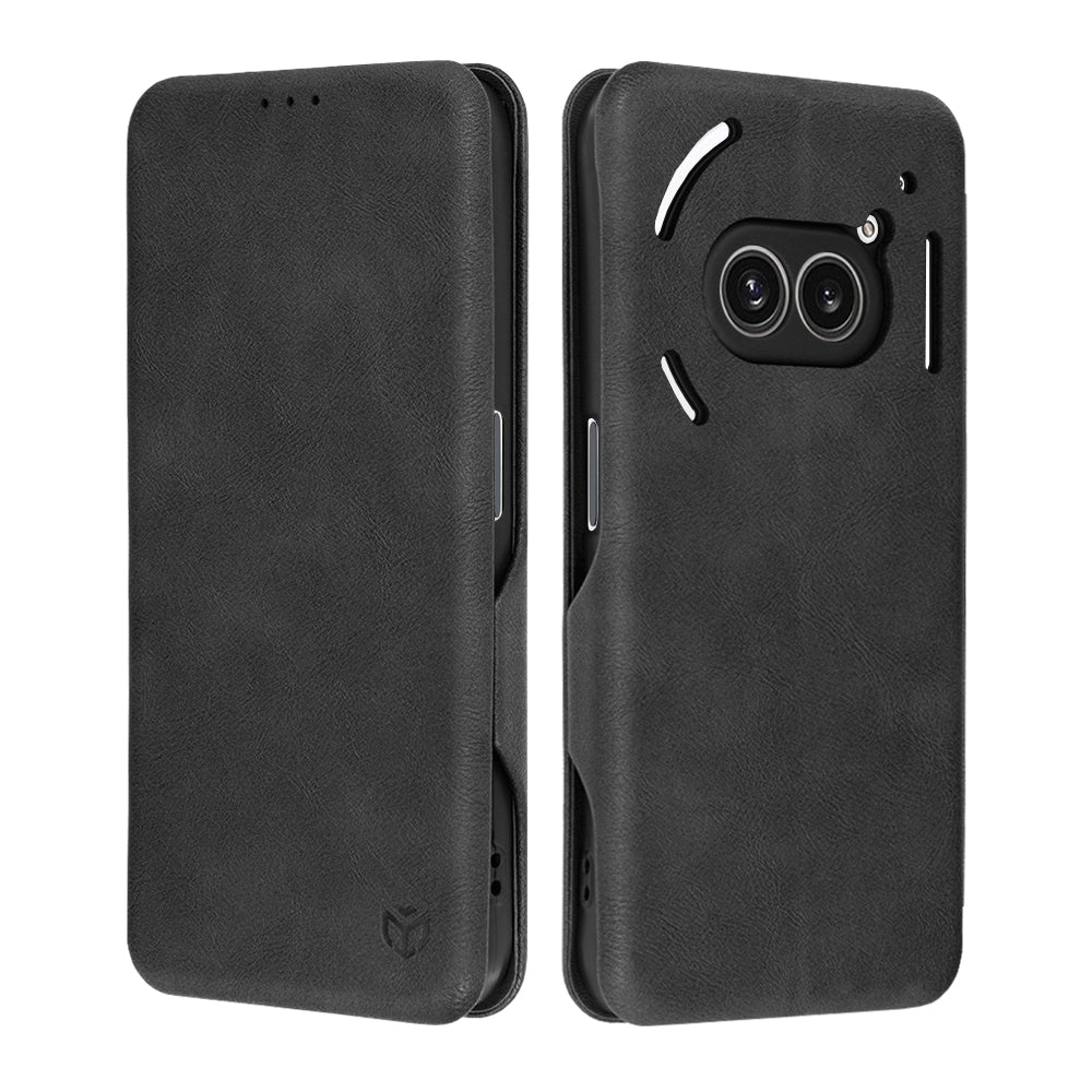 Fodral för Nothing Phone (2a) Plus / Phone (2a), Techsuit, Safe Wallet Plus, Svart, Omslutet