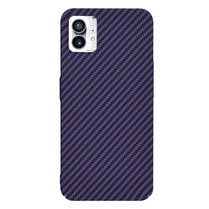 Fodral för Nothing Phone (1), Techsuit, Carbonite FiberShell, Lila