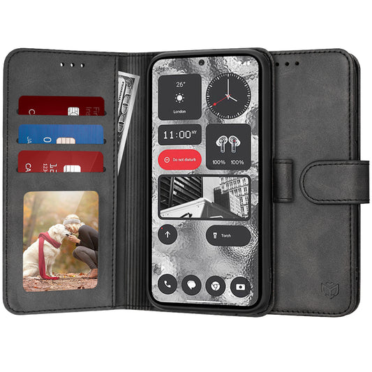 Fodral för Nothing Phone (2), Techsuit, Diary Book, Svart
