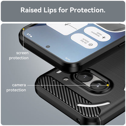 Fodral för Nothing Phone (2a) Plus / Phone (2a), Techsuit, Kol, Svart