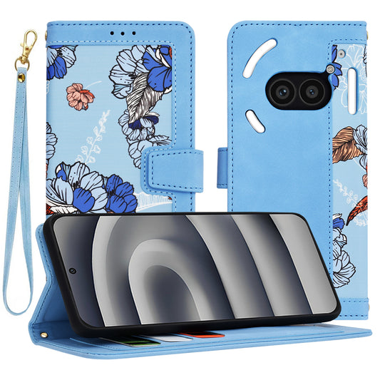 Fodral för Nothing Phone (2a) Plus / Phone (2a), Techsuit, FlipCraft, Blå