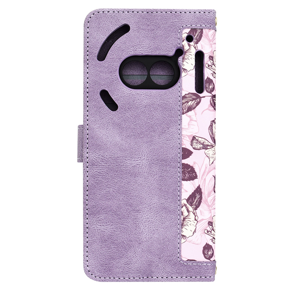 Fodral för Nothing Phone (2a) Plus / Phone (2a), Techsuit, FlipCraft, Lila