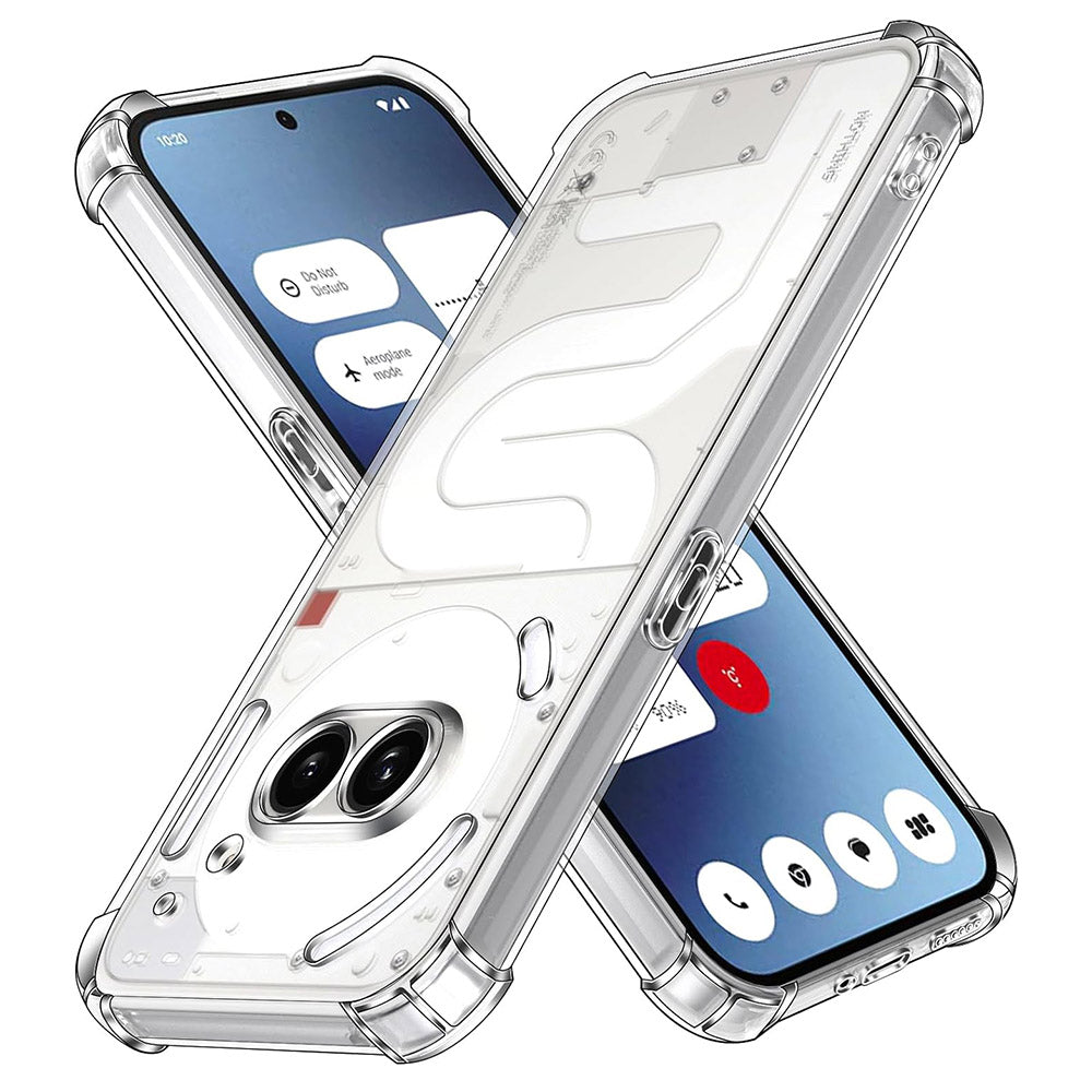 Fodral för Nothing Phone (2a) Plus / Phone (2a), Techsuit, Stötsäker Klar, Transparent