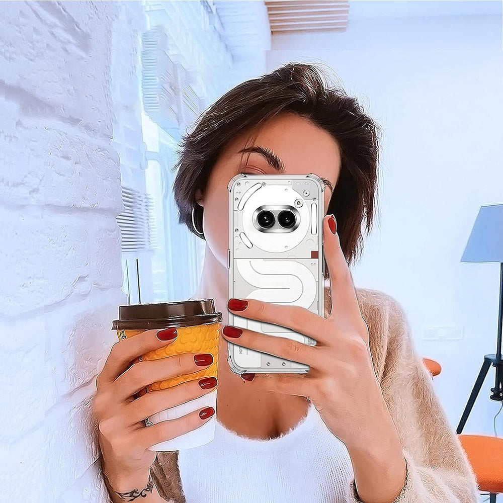 Fodral för Nothing Phone (2a) Plus / Phone (2a), Techsuit, Stötsäker Klar, Transparent