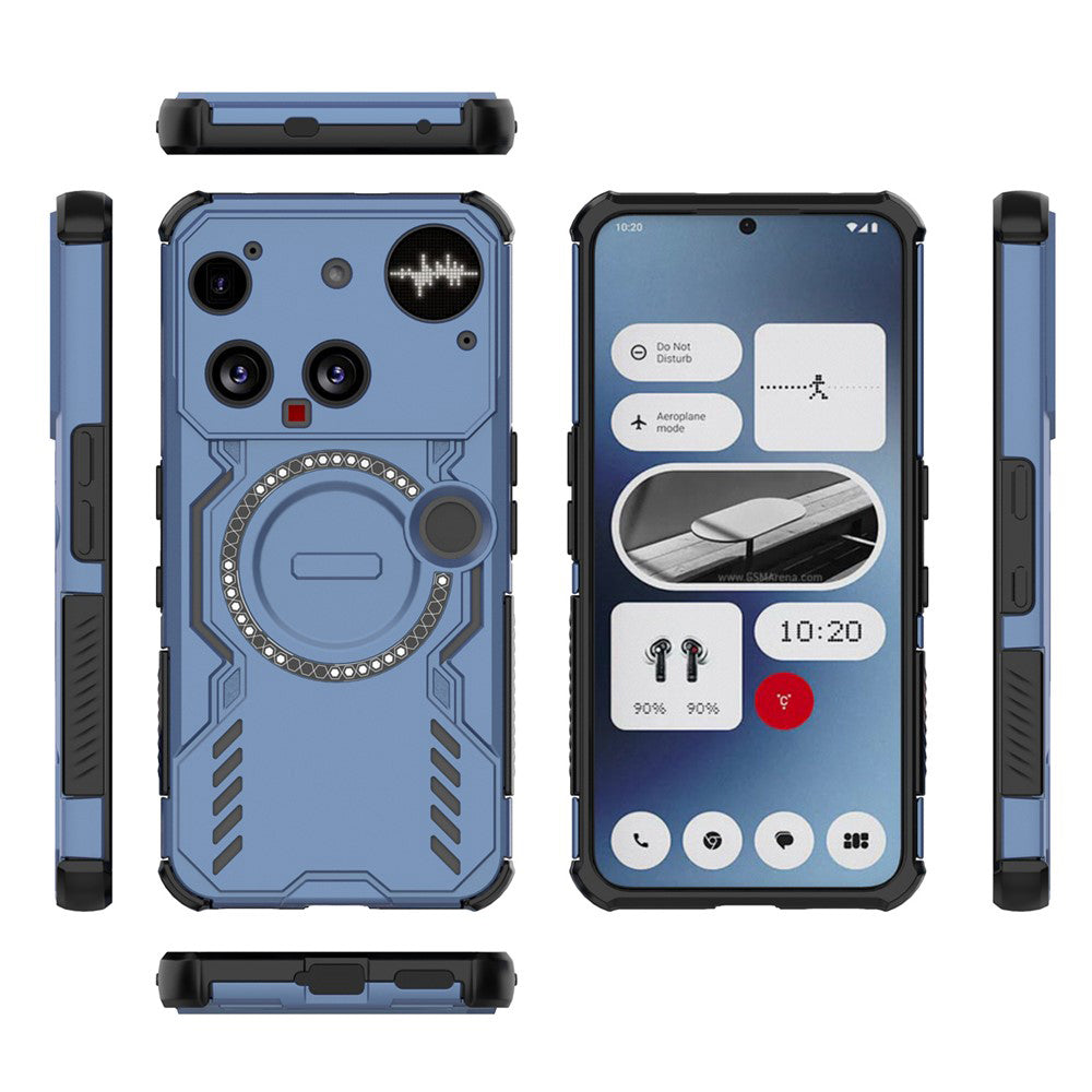 MagSafe-fodral för Nothing Phone (3), Techsuit, ArmorMag, Blå