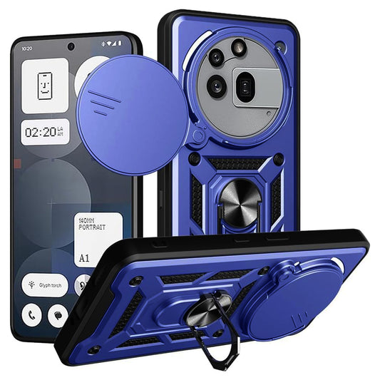 Fodral för Nothing Phone (3a) Pro, Techsuit, CamShield, Blå