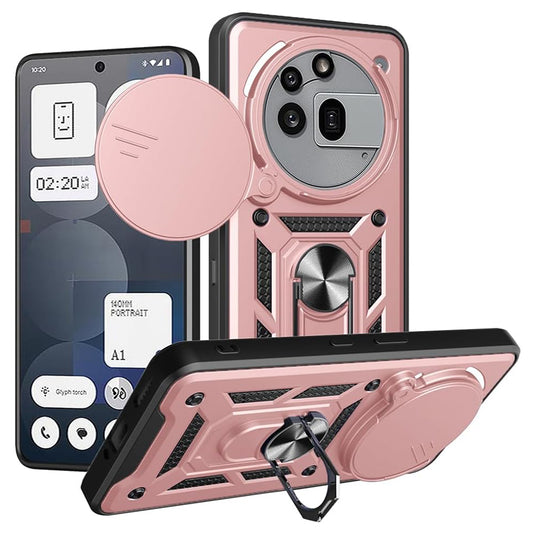Fodral för Nothing Phone (3a) Pro, Techsuit, CamShield, Rosa