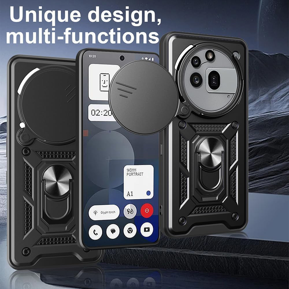 Fodral för Nothing Phone (3a) Pro, Techsuit, CamShield, Grön