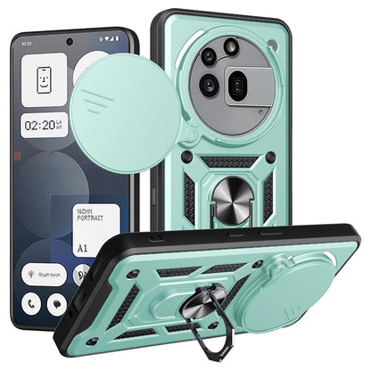 Fodral för Nothing Phone (3a) Pro, Techsuit, CamShield, Grön