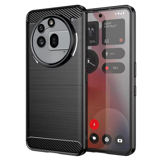 Fodral för Nothing Phone (3a) Pro, Techsuit, Kol, Svart