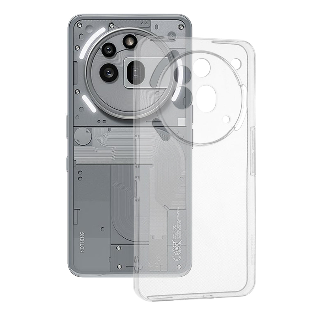 Fodral för Nothing Phone (3a) Pro, Techsuit, Klar, Transparent