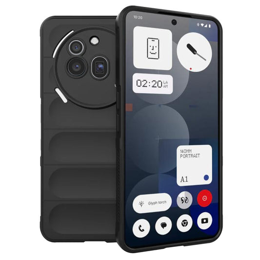 Fodral för Nothing Phone (3a) Pro, Techsuit, Magic Shield, Svart